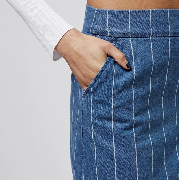 3 for $15 Topshop MOTO stripe a-line skirt EUC - Picture 4 of 8